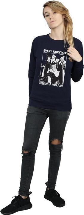 Actual product image Disney Princess Every Fairy Tale Needs A Villain Sweatshirt (S)