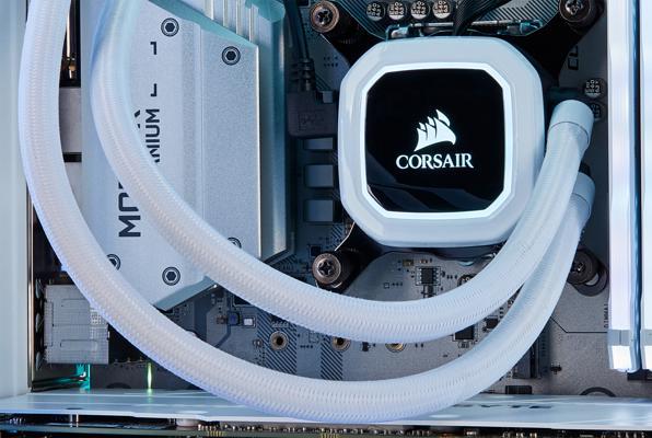 Actual product image Corsair H100i RGB Platinum SE