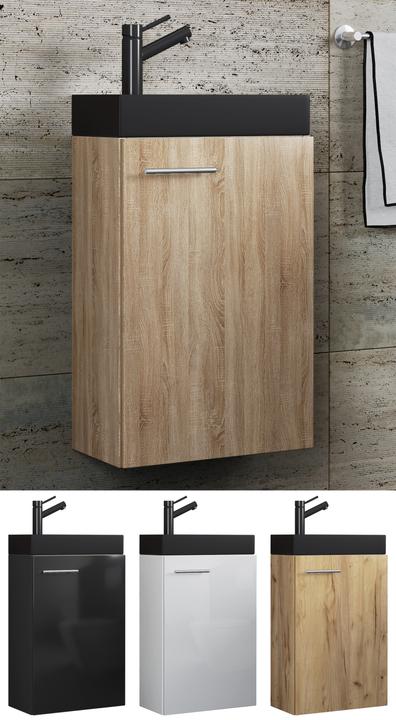Immagine prodotto VCM Lavabo 2 pezzi Slito stretto nero