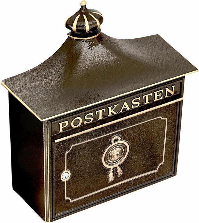 Produktbild Burg Wächter Briefkasten Metall BxHxT 480/425/180 mm Bordeaux 1895 bronze