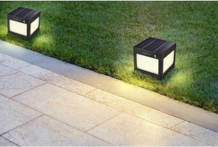 Actual product image Sygonix SY-5593808 Solar Garden Light 3W Natural White Black (120 lm, IP44)