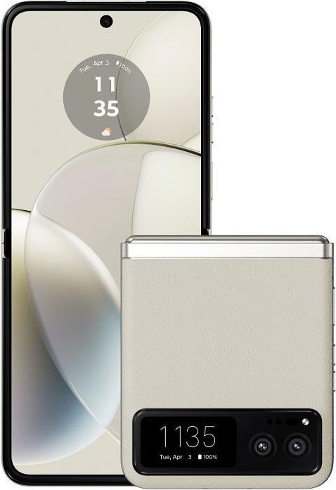 Actual product image Motorola Razr 40 (256 GB, Vanilla cream, 6.90", SIM + eSIM, 64 Mpx, 5G)