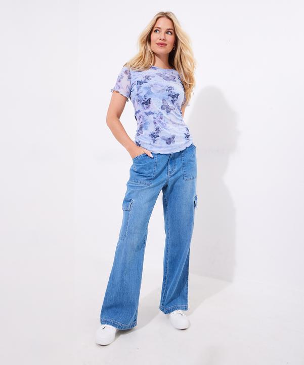 Produktbild Joe Browns Butterfly Print Mesh Top (44)