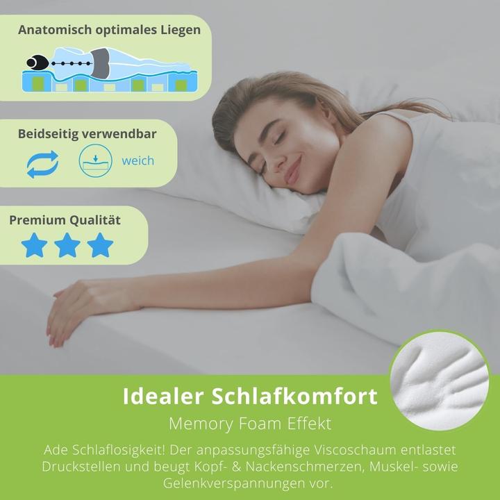 Image du produit Bodyprotect Viscoschaum Matratzentopper 90x200 cm (90 x 200 cm)