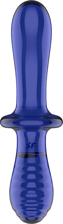 Produktbild Satisfyer Doppel Kristall Dildo Blau