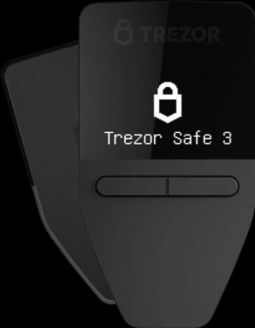 Productafbeelding Trezor Safe 3 - Kosmisch zwart (Litecoin, Bitcoin, Cardano, Dogecoin, Ethereum Klassiek, Bitcoin Cash, Stellaire)