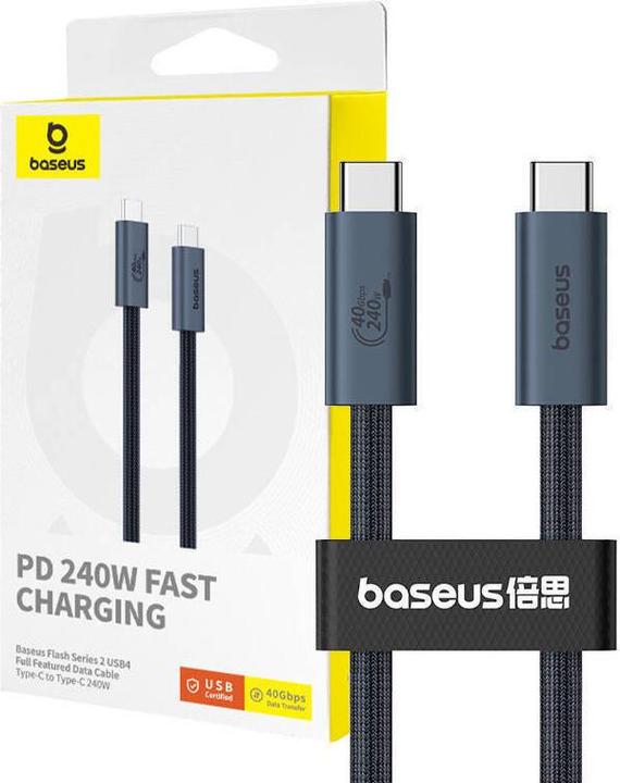 Image du produit Baseus USB C – USB C (1 m, USB 4.0)