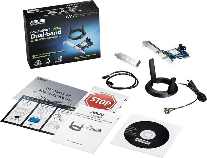 Produktbild ASUS PCE-AC55BT (PCI-E x1)
