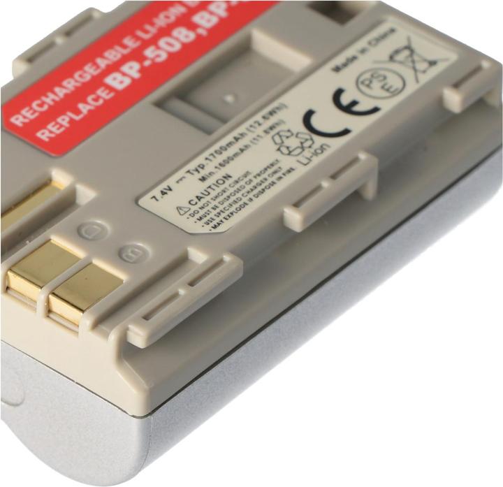 Produktbild AccuCell Akku Canon BP-511 Akku BP-508, BP-512 (Kamera Akku)