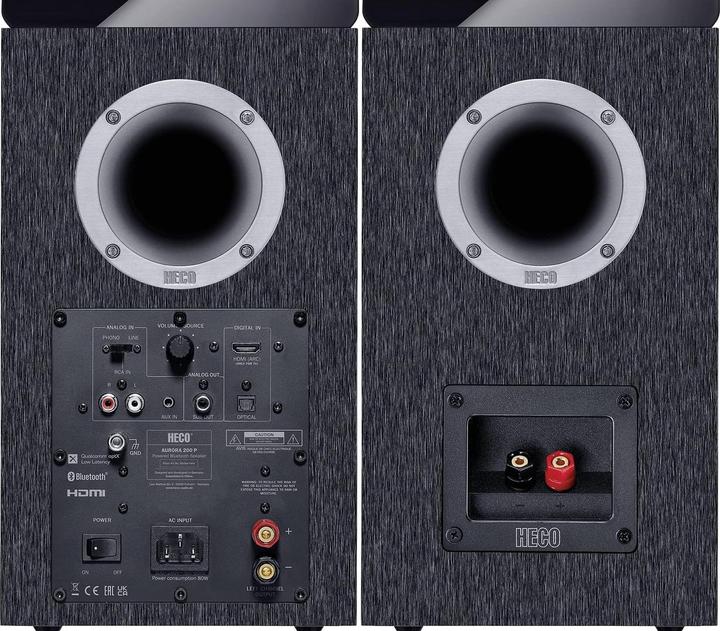Image du produit Heco Aurora 200 P Enceintes étagères actives (1 paire, 70 W)