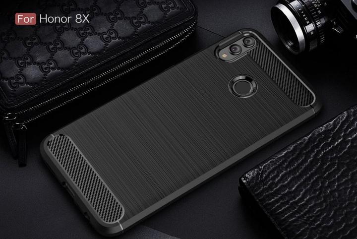 Image du produit Screenguard Housse Honor 8X Carbon Brushed Soft TPU (Honor 8X)