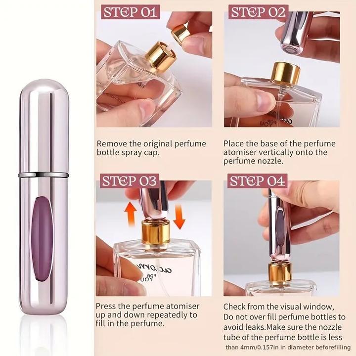 Immagine prodotto Swissdetector Bottiglie di profumo ricaricabili portatili (5 ml)