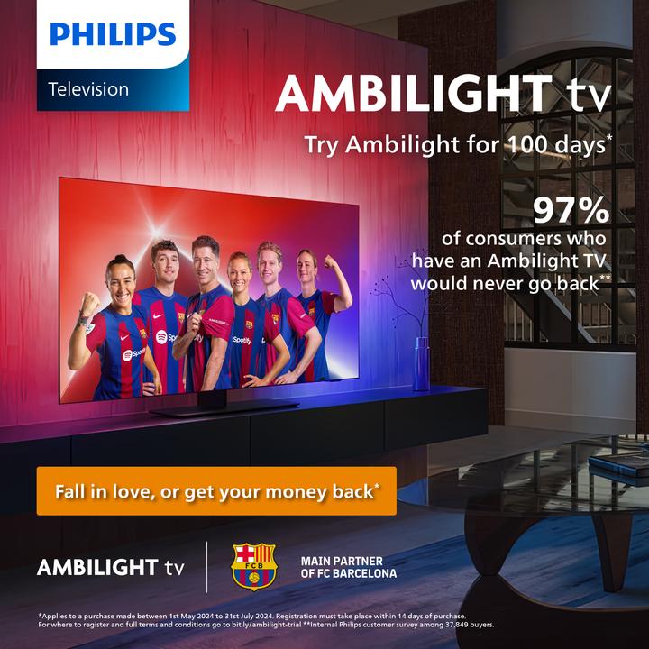 Actual product image Philips 43PUS8909/12 (43", PUS8909, LED, 4K, 2024)