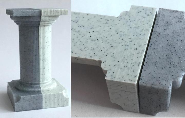 Image du produit 3d-printerstore.ch PLA Spécial BestValue 1.75mm Stone Like grey 1kg (PLA, 1.75 mm, 1000 g, Gris)