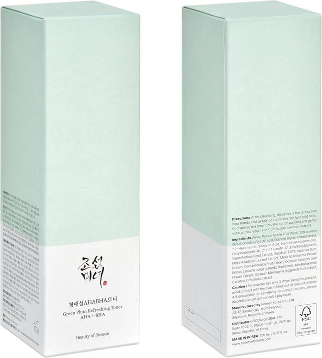 Produktbild Beauty of Joseon Green Plum Refreshing Toner (Tonic, 150 ml)