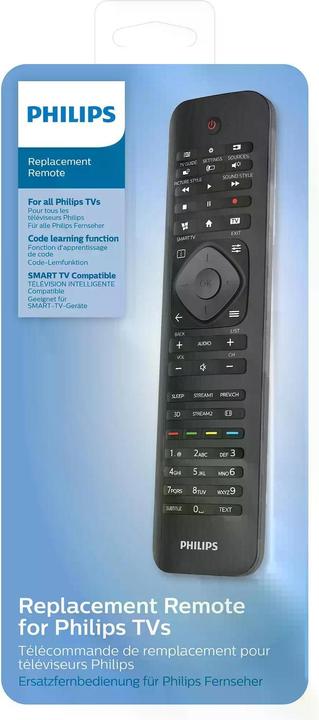 Productafbeelding Philips SRP4000/10 afstandsbediening IR Draadloze TV Drukknoppen (Universele afstandsbediening, Miracast)