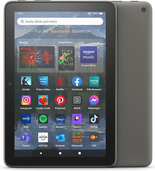 Immagine prodotto Amazon Fire HD 8 Plus (2022) (Solo WiFi, 8", 32 GB, Grigio)