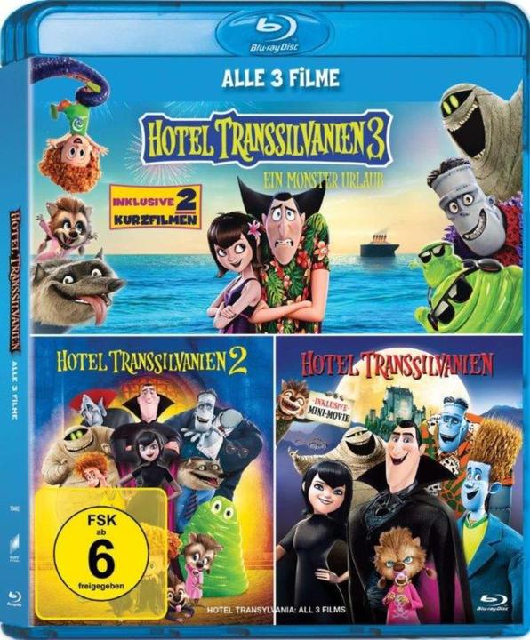 Produktbild Sony Hotel Transsilvanien 1-3 (Blu-ray, Deutsch, Englisch)