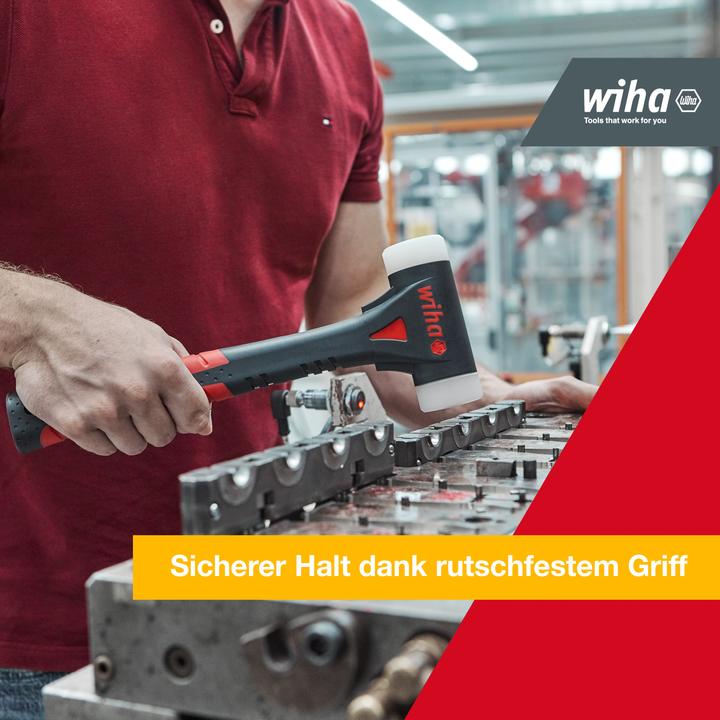 Produktbild Wiha Schonhammer FibreBuzz® rückschlagfrei, Polyamid-Schlagkopf 320 mm | 44598 (740 g)