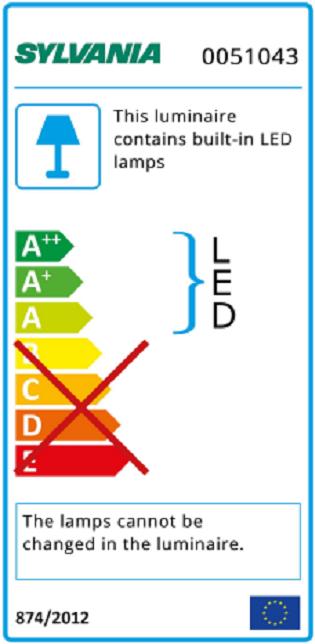 Label énergétique Sylvania LED Pipe (1300 lm, G5)