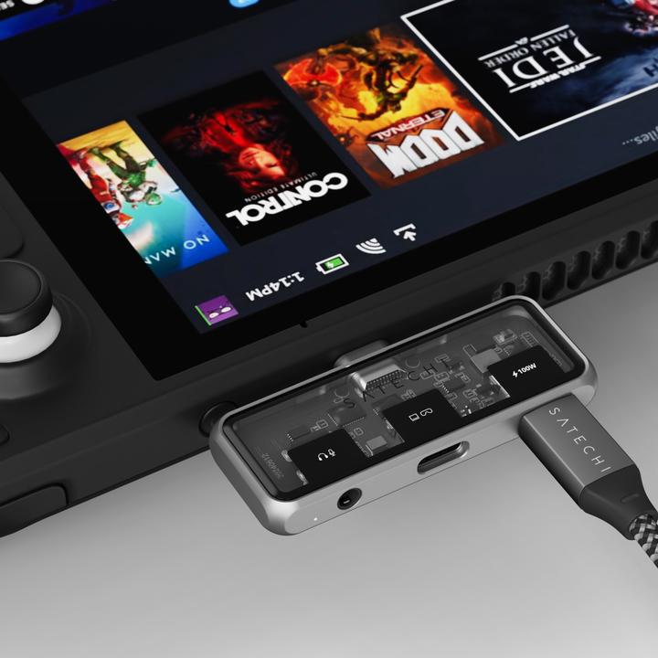 Immagine prodotto Satechi Mobile XR Hub with Audio (USB-C, 2 Porti)