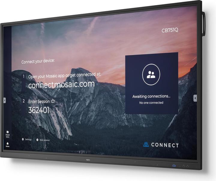 Produktbild NEC MultiSync® CB751Q (3840 x 2160 Pixel, 75")