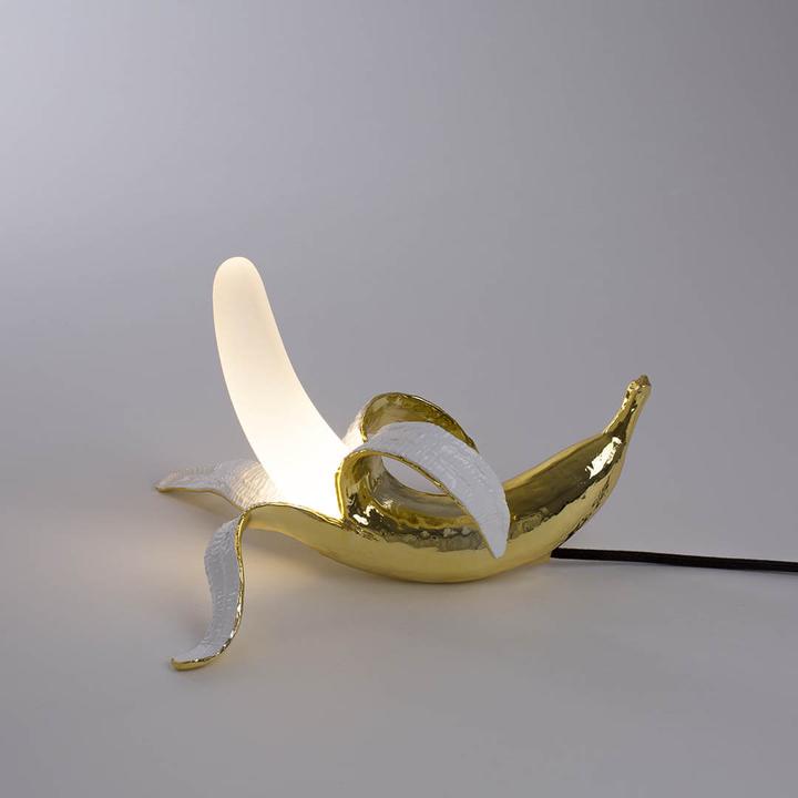 Image du produit Seletti Banana Lamp Dewey Lampe de table or (480 lm)