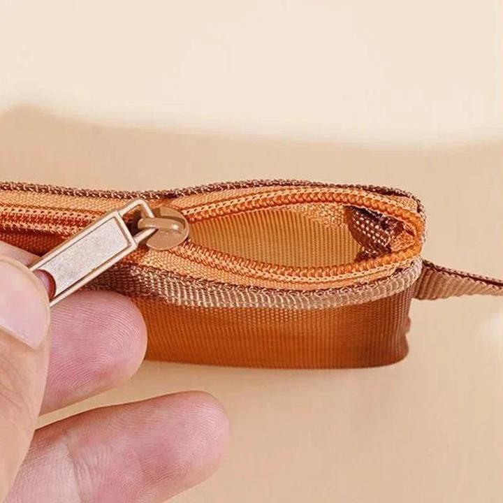Image du produit Only-Bags.Store 2 Pcs Mini Mesh Stockage Sacs Multi-couleur Portable Porte-Monnaie Pièces Cosmétiques Bijoux Voyage
