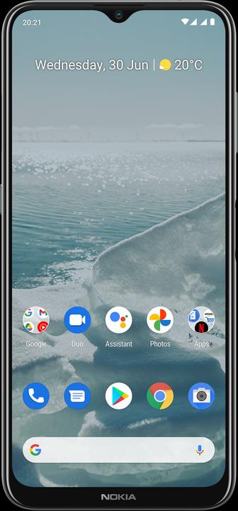 Immagine prodotto Nokia G20 (64 GB, Ghiacciaio, 6.51", Doppia SIM + SD, 48 Mpx, 4G)