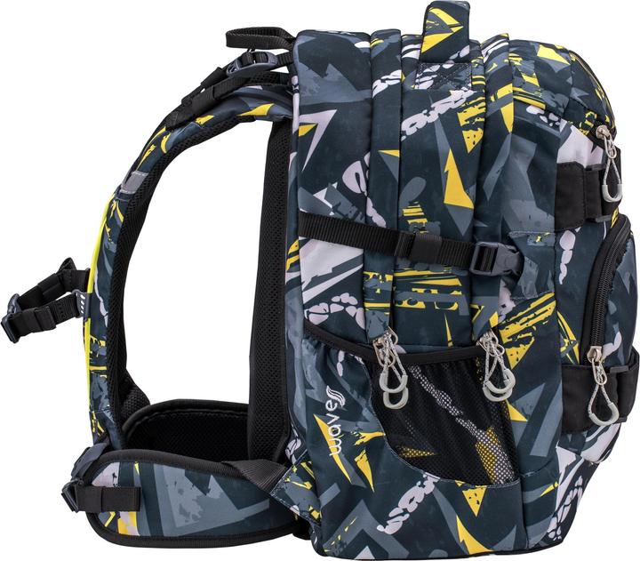 Actual product image Wave Infinity Backpack Set 2-piece Yellow Graffit (30 l)
