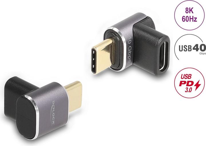 Actual product image Delock USB adapter 40 Gbps USB Type-C PD 3.0 100 W (USB-C, 1.50 cm)
