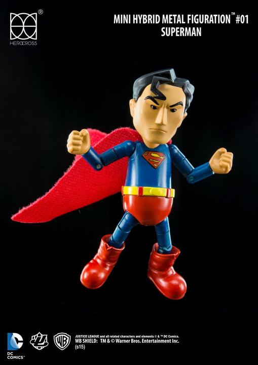 Produktbild Herocross Justice League “Superman” Mini Hybrid Metal Actionfigur