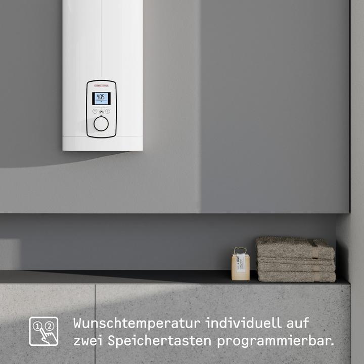 Produktbild Stiebel Eltron DEL 27 Plus Elektronischer Durchlauferhitzer, gradgenaue Temperatur dank 3i Technologie