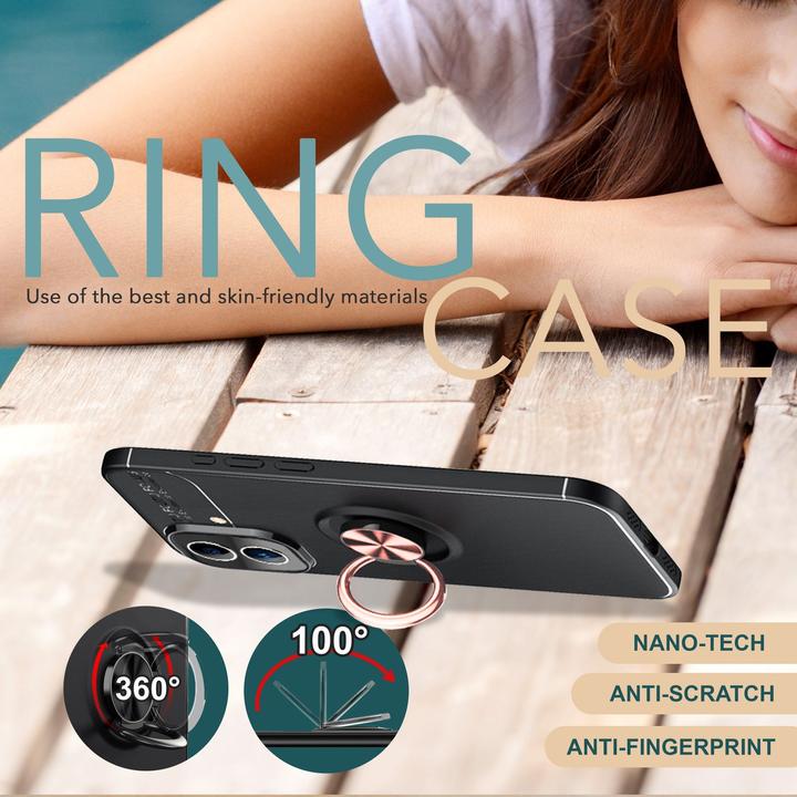 Produktbild Nalia Matte Ring Silikon Hülle (Apple iPhone 16)