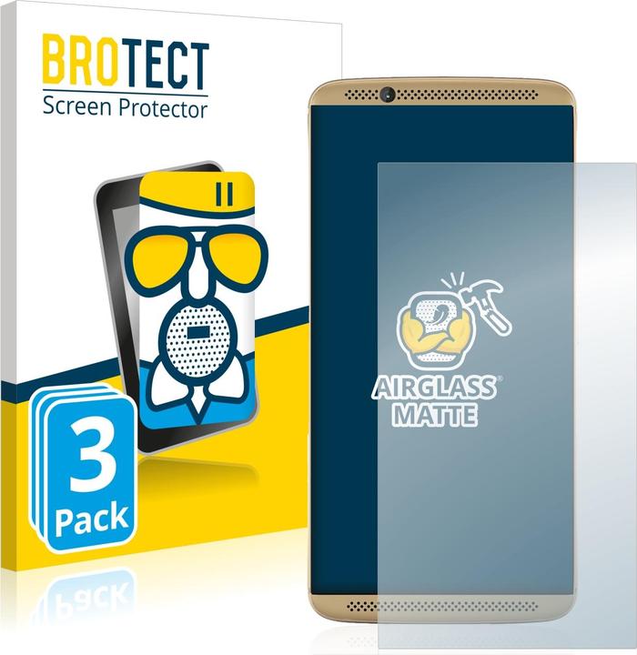 Immagine prodotto BROTECT AirGlass Vetro Opaco (3 Pezzo/i, ZTE Axon 7)