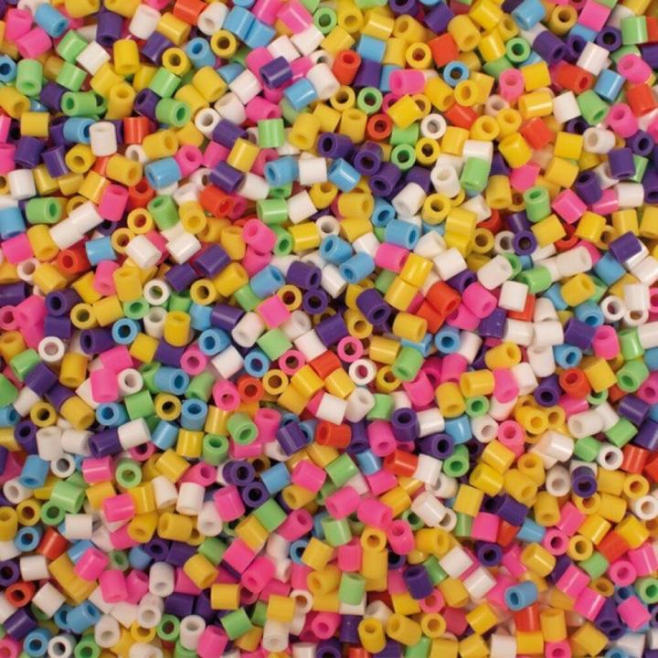 Produktbild Playbox Bügelperlen im Eimer - Farben des Frühlings 5000 Stück