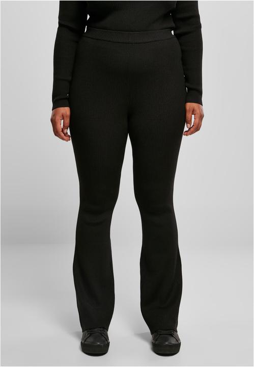 Actual product image Urban Classics Ladies Rib Knit Bootcut Leggings - 16766 (XL)