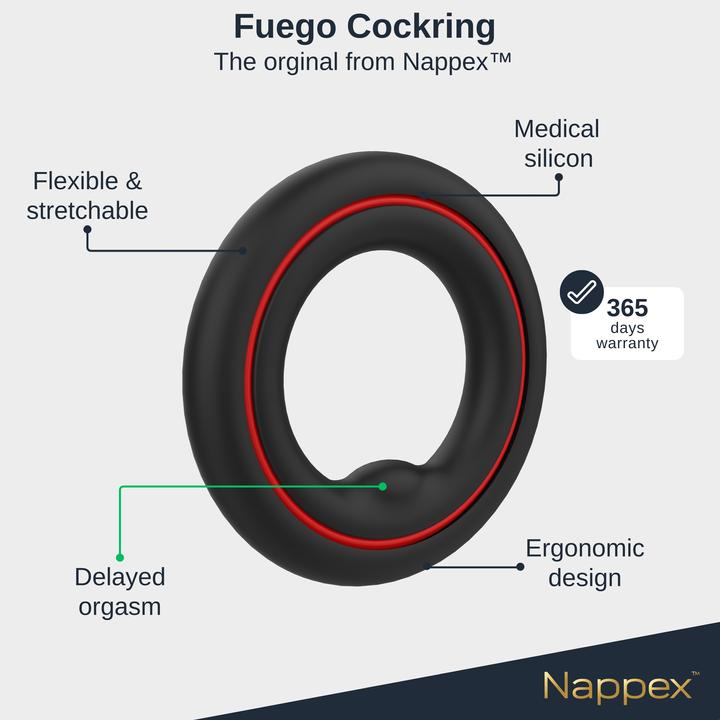 Produktbild Nappex Fuego Cock Ring (4.30 cm)