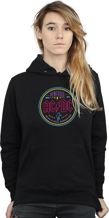 AC/DC Circle Neon Kapuzenpullover (XXL)