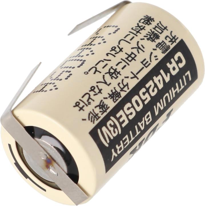 Produktbild FDK Sanyo Lithium Batterie CR14250 SE 1/2AA, IEC CR14250, U-Lötfahne (1 Stk., 1/2 AA, 850 mAh)