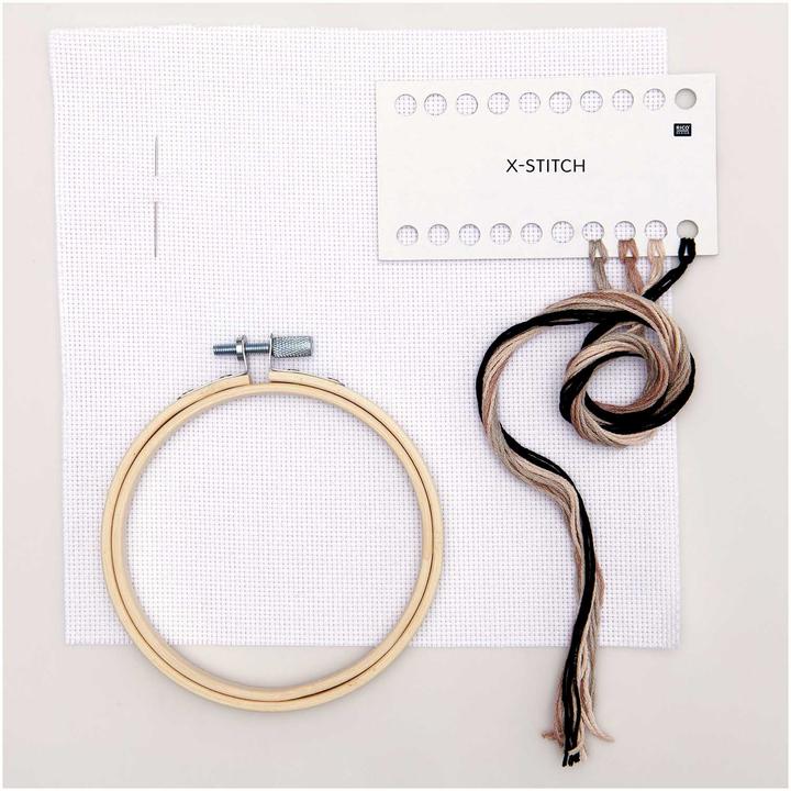 Actual product image Rico Design Embroidery kit "Mini Kit Alphabet"
