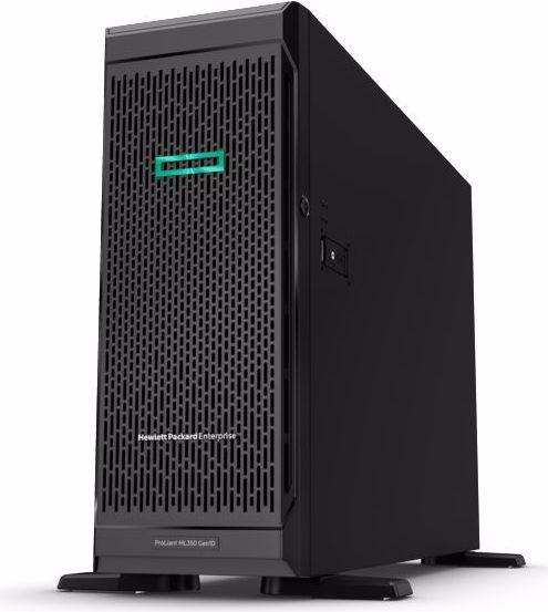 Actual product image HPE Server ProLiant ML350 Gen10 Xeon 4214 Performance (Intel Xeon Silver 4214, 32 GB, Tower Server)