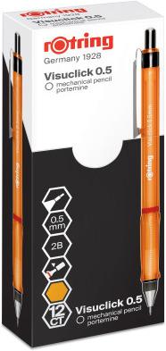 Rotring VISUCLICK - Feinminenstift (0.50 mm, 2B)