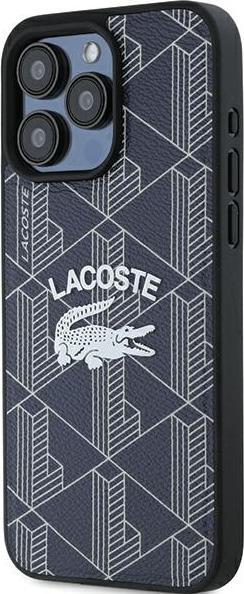 Produktbild Lacoste LCHMP15XPIGV iPhone 15 Pro Max 6.7" granatowy/navy hardcase Monogram Vintage Logo MagSafe (Apple iPhone 15 Pro Max)