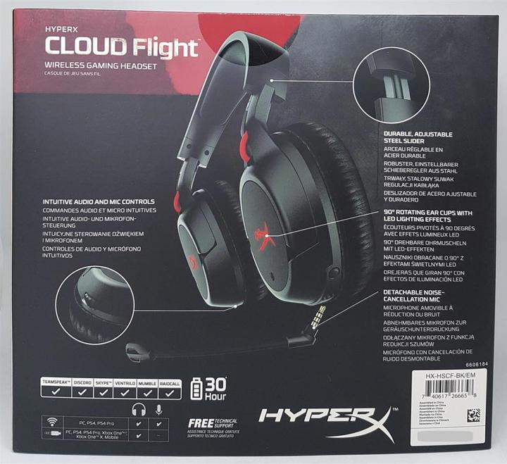 Produktbild HyperX Cloud Fight (Kabellos, Kabelgebunden)