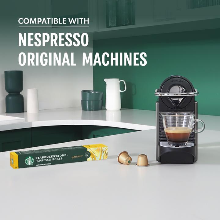 Image du produit Starbucks Blonde Espresso Roast by Nespresso Blonde Roasts (10 x Port.)