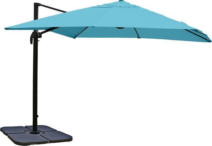 Image du produit Mendler Parasol de signalisation pour la gastronomie, parasol, 3x3m (Ø4,24m) polyester/aluminium 23kg - (0.76 m)