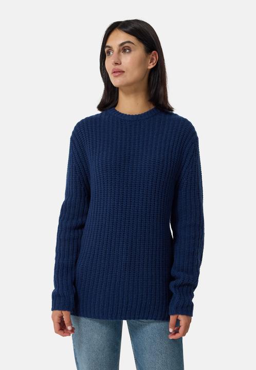 Cash-Mere Grobgestrickter Wolle Kaschmir Rundhals Pullover