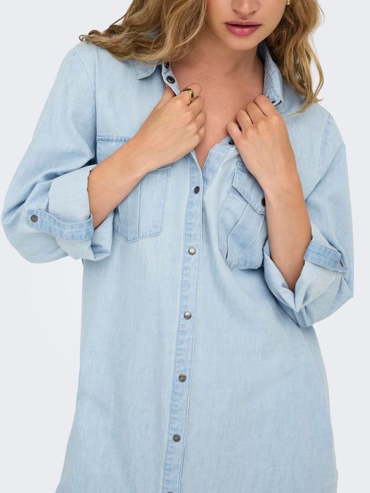 Image du produit Only ONLSILLE Kurzes Kleid Jeanskleid (S)