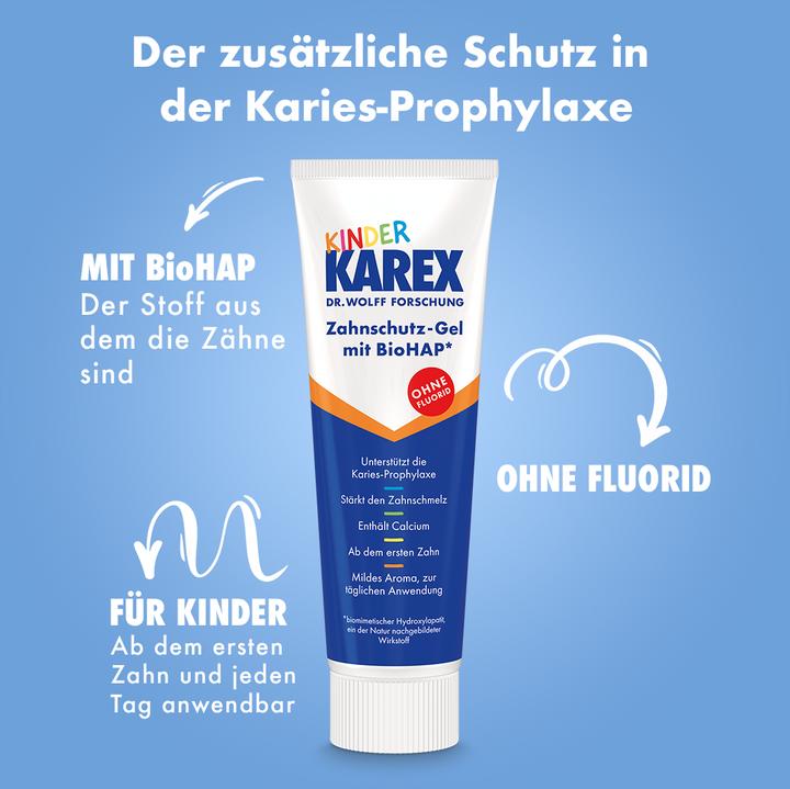 Actual product image Karex Children toothpaste fluoride free (50 ml)